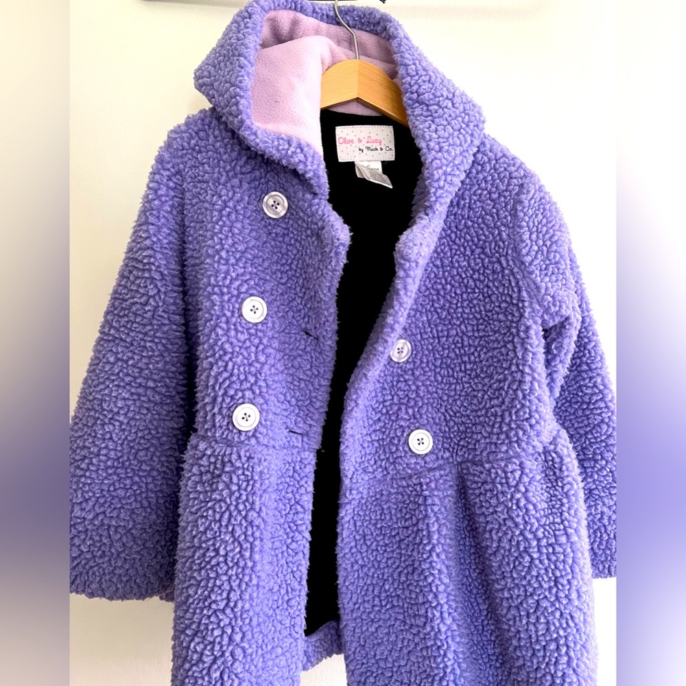 Olive and Lucy Purple coat